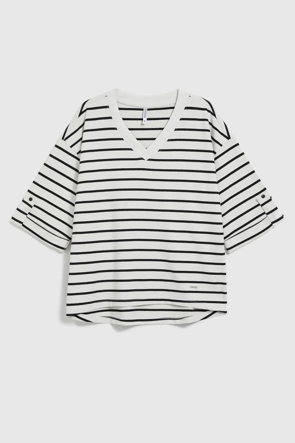 Marisse Women&#039;s Sweatshirt L-Bl-4603 Off White_Black