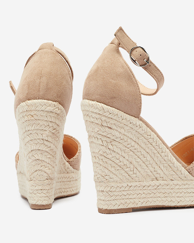 Resti Brown women's Meylasi platform sandals