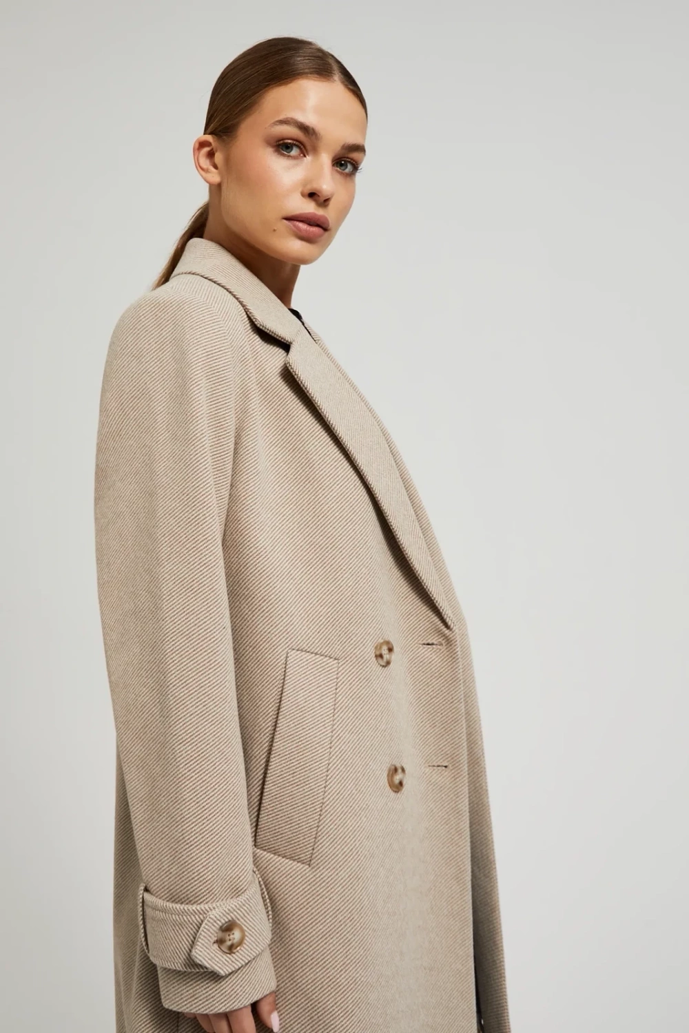 Marisse Women's Jacket Z-Ku-4514 Beige