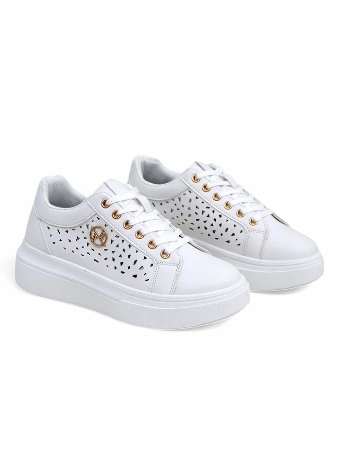 Resti Women's Lacy Sports Sneakers Leopess