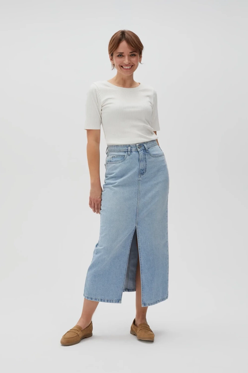 Marisse Women&#039;s Skirt L-Sc-4601 L.Blue