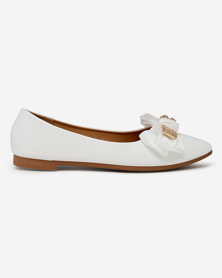 Resti Womens ballerinas pointed toe with bow Retripo