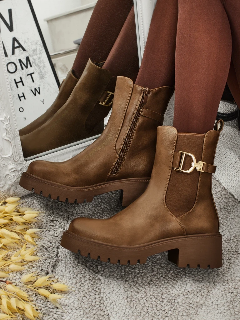 Дамски боти до глезена Ovell