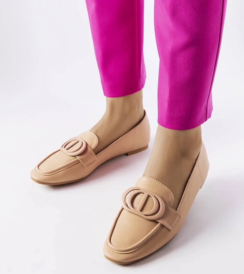 D/CEO Silver loafers Ilana