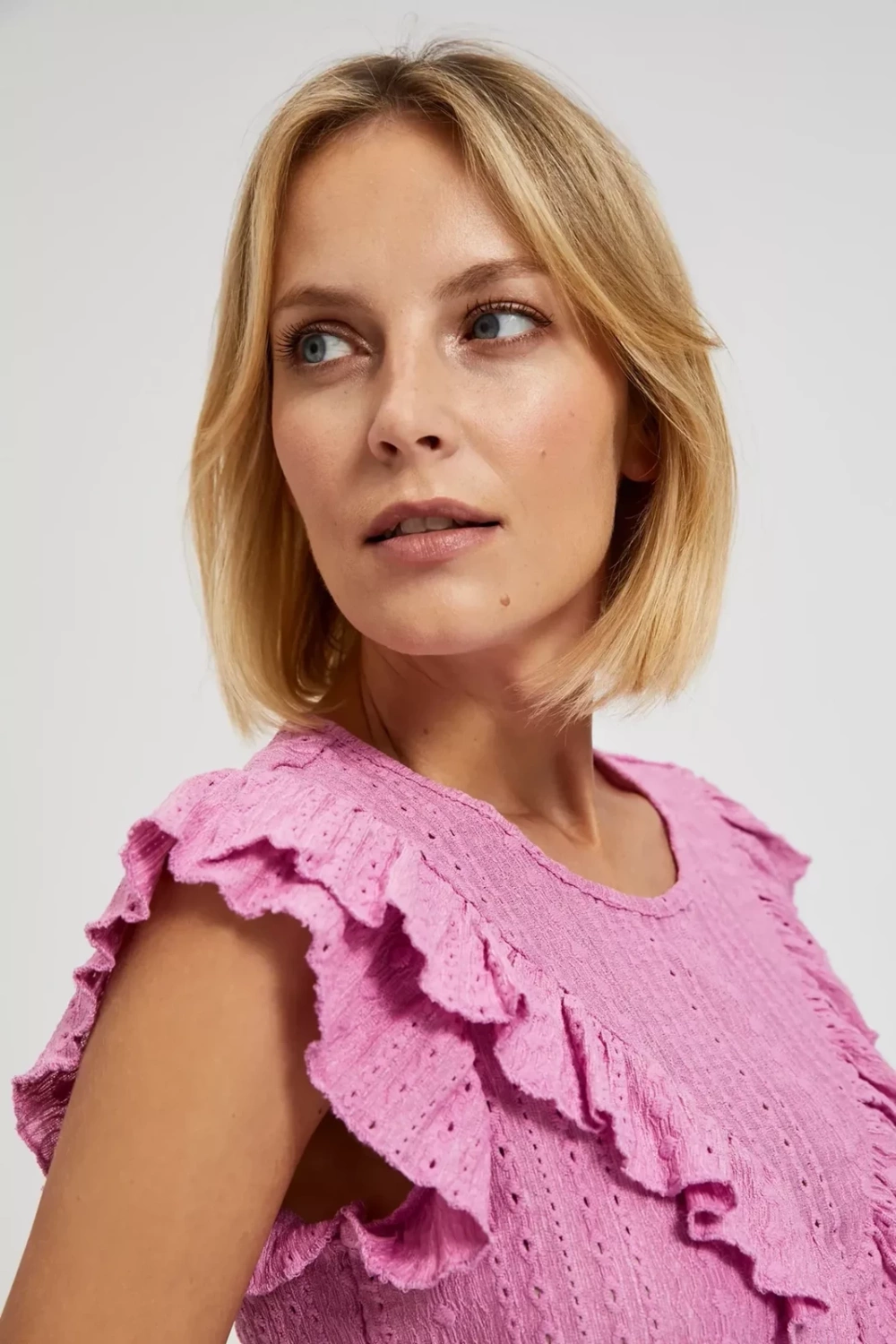 Marisse Women&#039;s Blouse L-Ts-4347 D.Pink