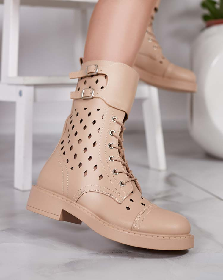 Resti Women&#039;s openwork lace-up boots Belsel