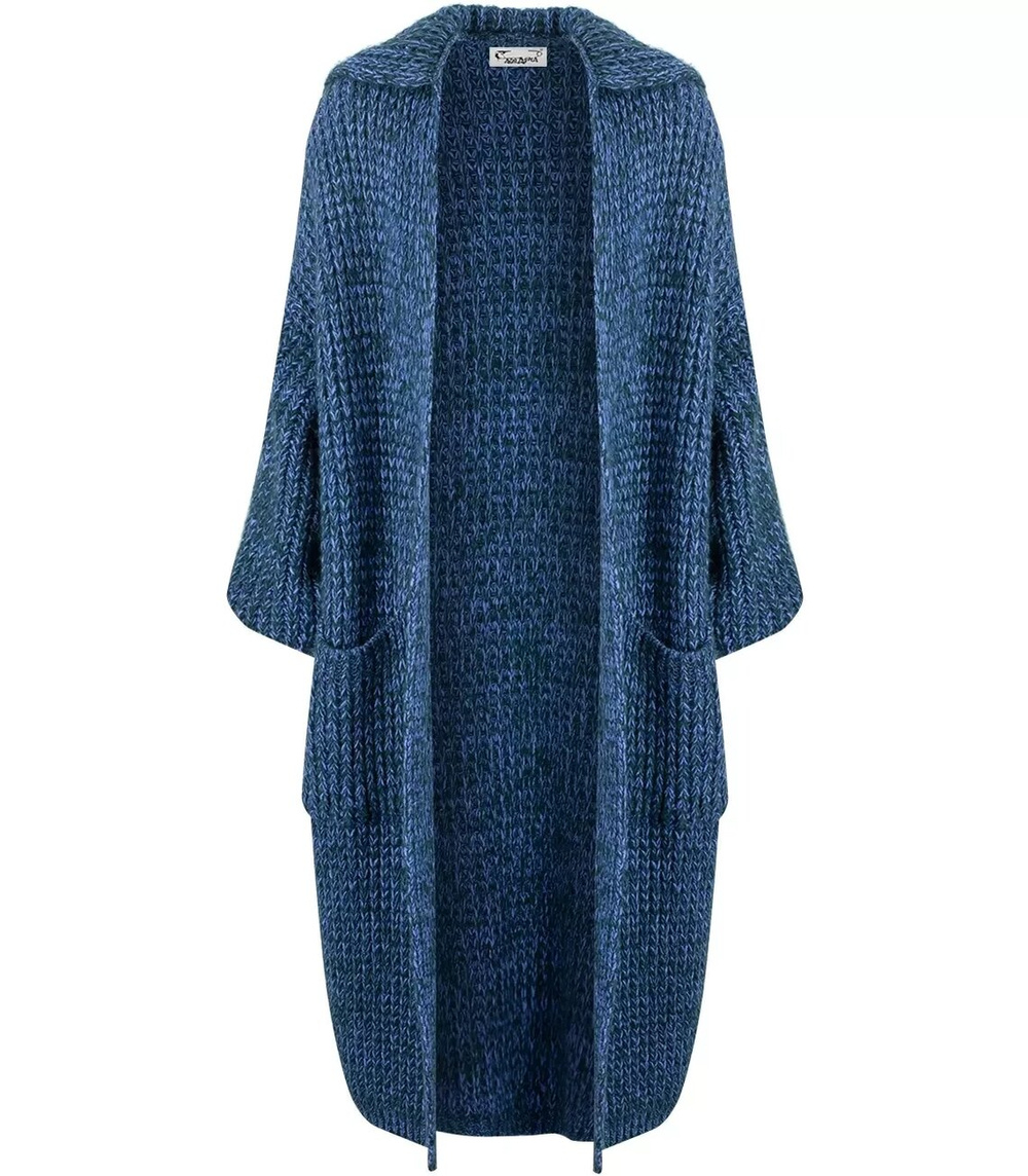 Pri Long warm cardigan sweater thick weave VALERIA