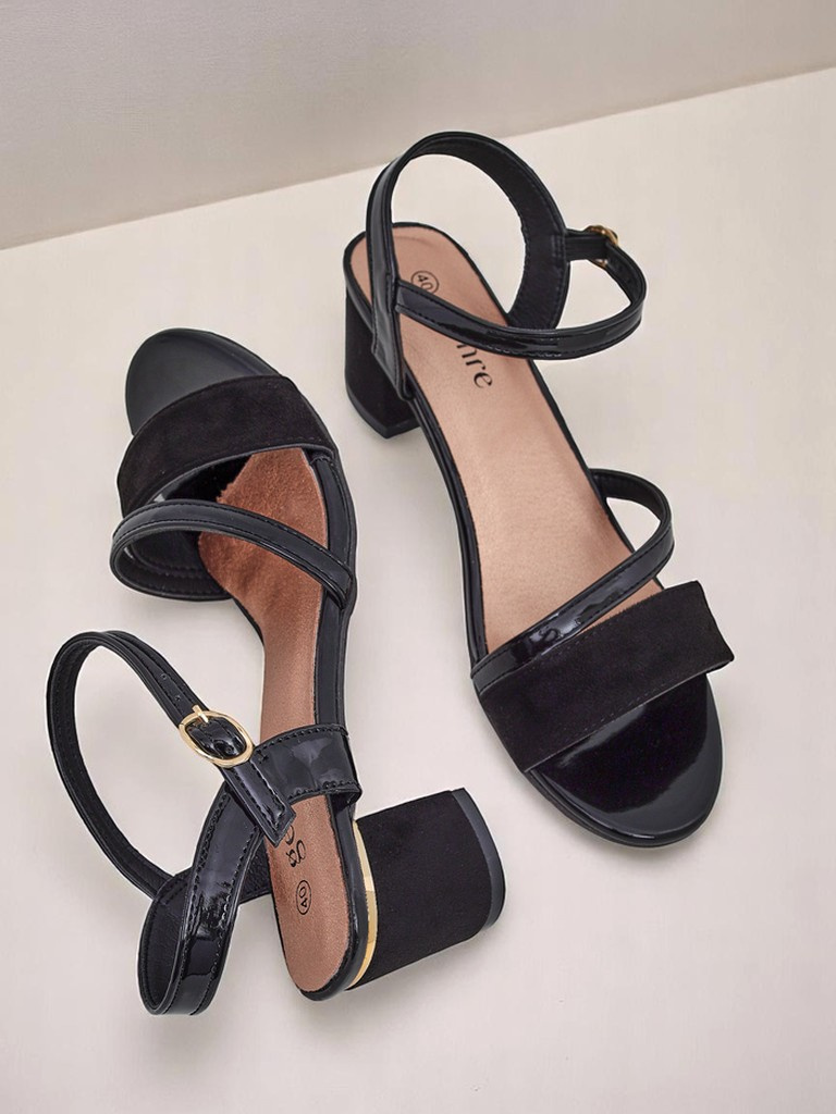 Resti Women&#039;s Patent Low Heel Sandals Grace Gloss