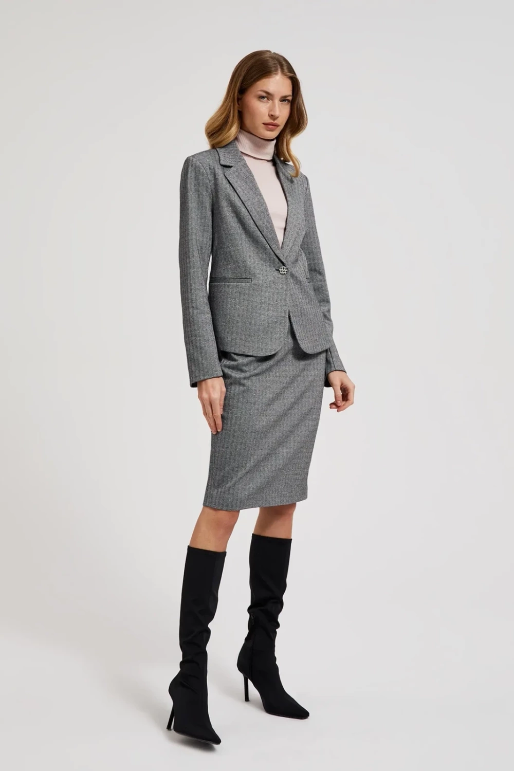 Marisse Women's Jacket Z-Mr-4502 Grey
