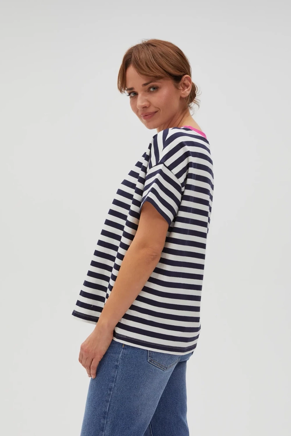 Marisse Women&#039;s Sweatshirt L-Bl-4605 Navy