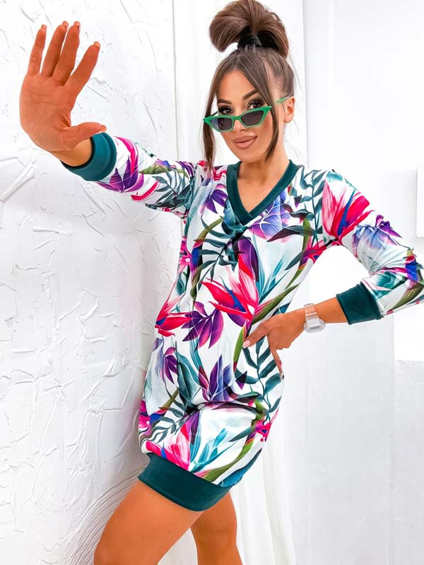 Resti Women's mini dress with original pattern