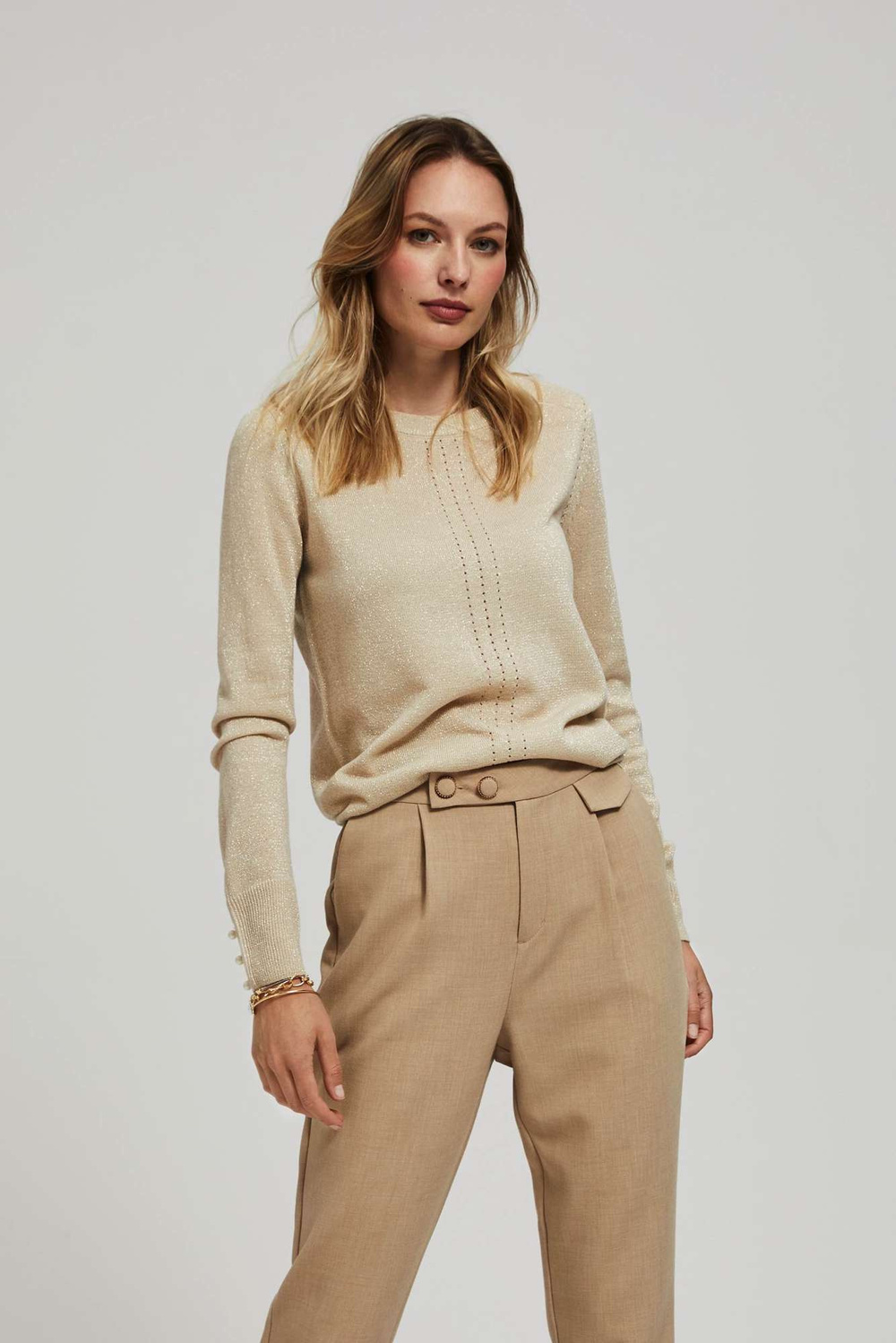 Marisse Sweater With Openwork Decoration