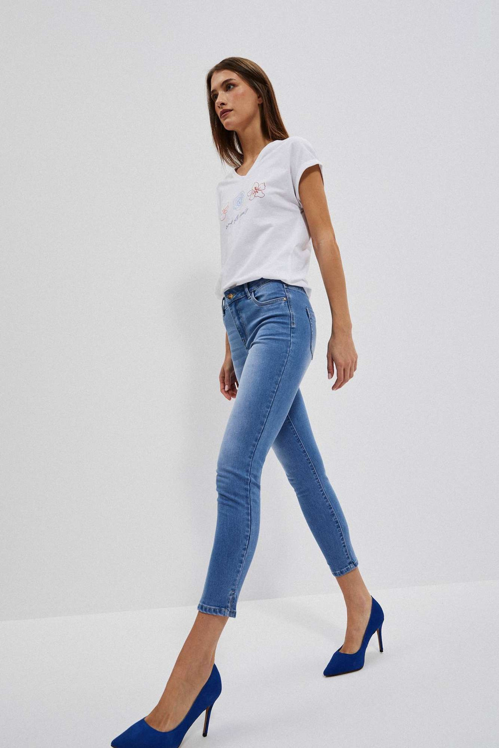 BLUGI DAMA L-JE-4012 ALBASTRU