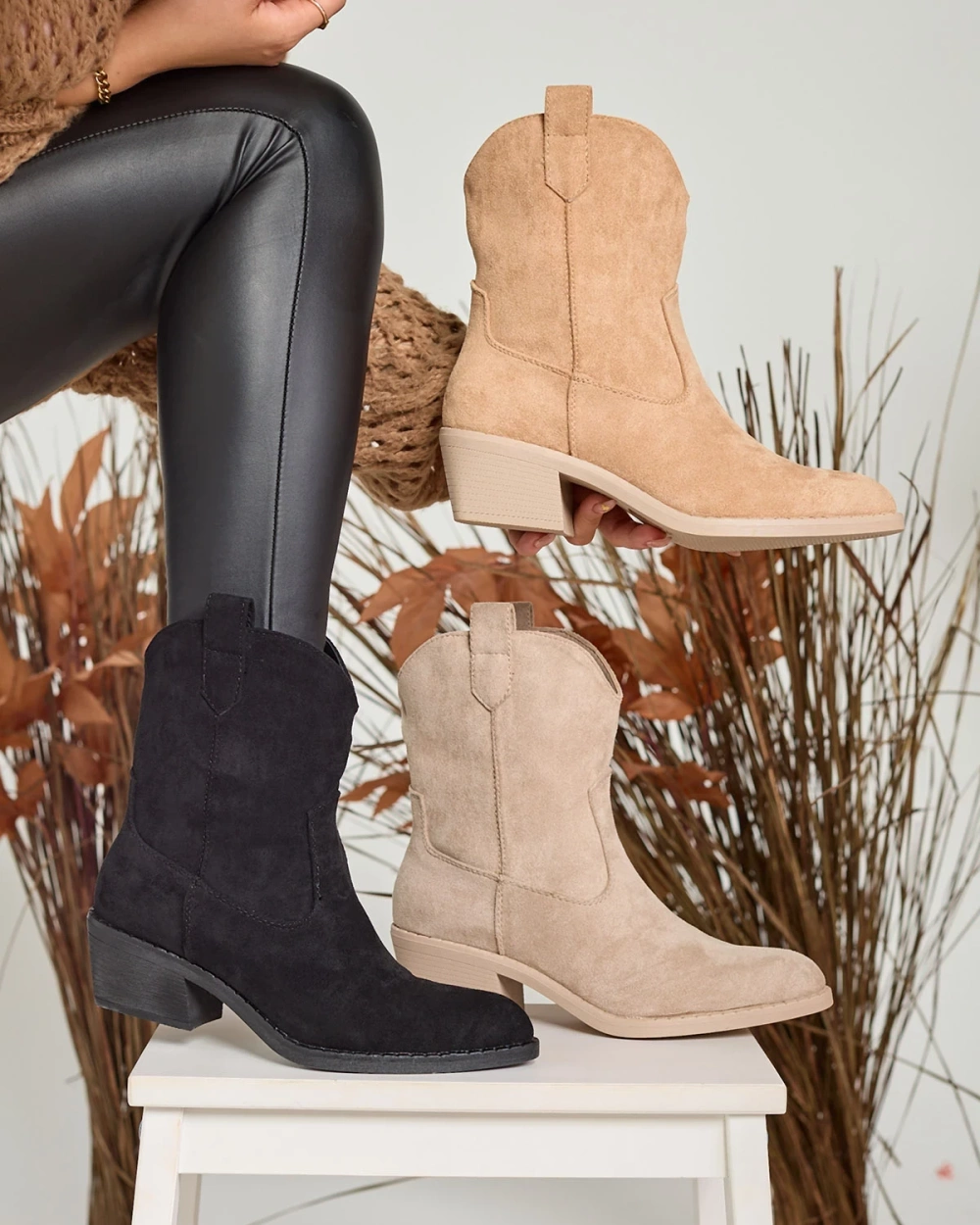 Resti Light brown women&#039;s insulated cowboy boots Bronco