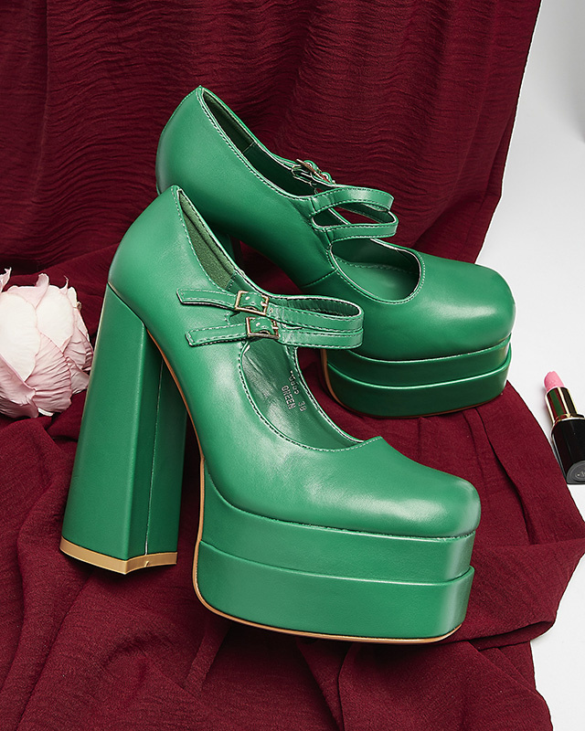 Resti Green women&#039;s high stiletto pumps Edisa - Footwear