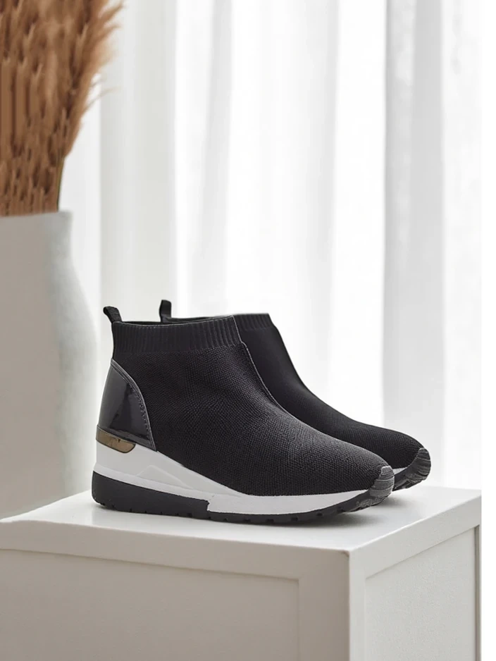 Resti Women's slip-on wedge sneakers with rhinestones Viseq