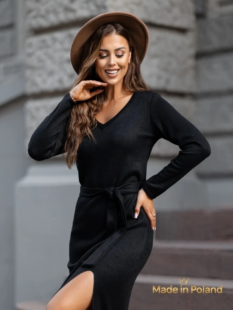 Resti Viscose Women's Midi Sweater Dress