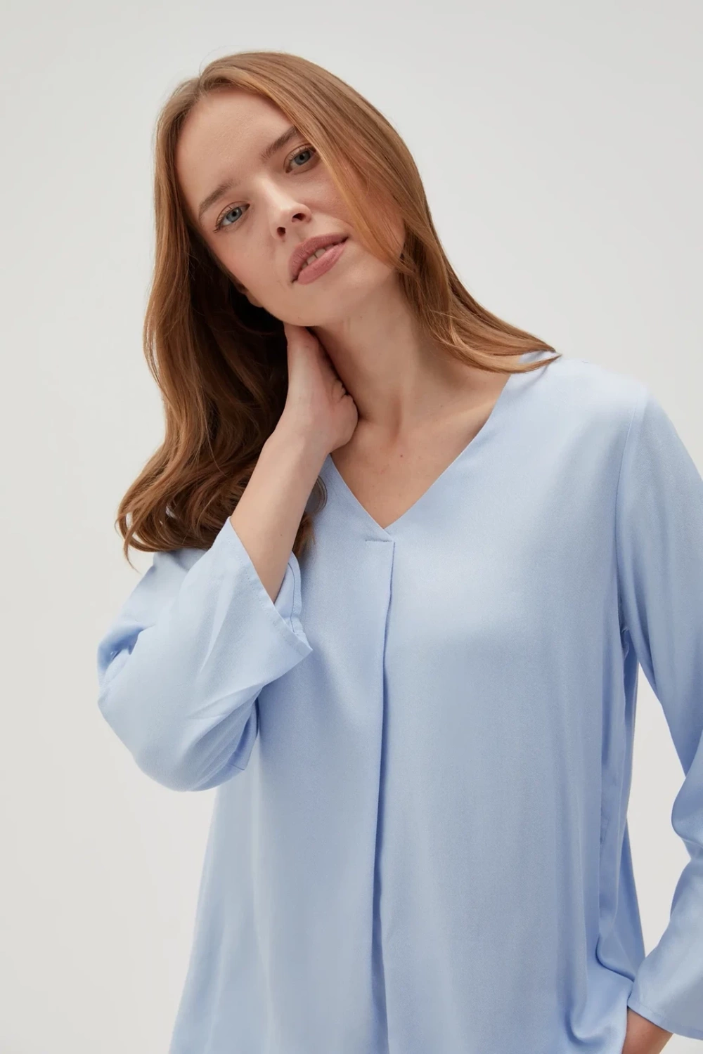 Marisse Women&#039;s Shirt L-Ko-4612 L.Blue