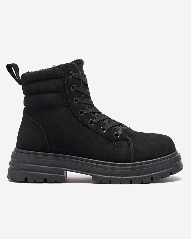 Resti Women&#039;s insulated trapper boots in black colozre Tivica - Footwear