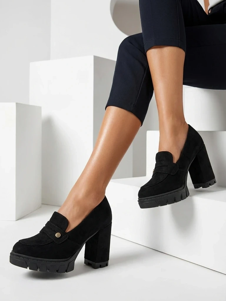 Дамски мокасини на ток Resti Assore