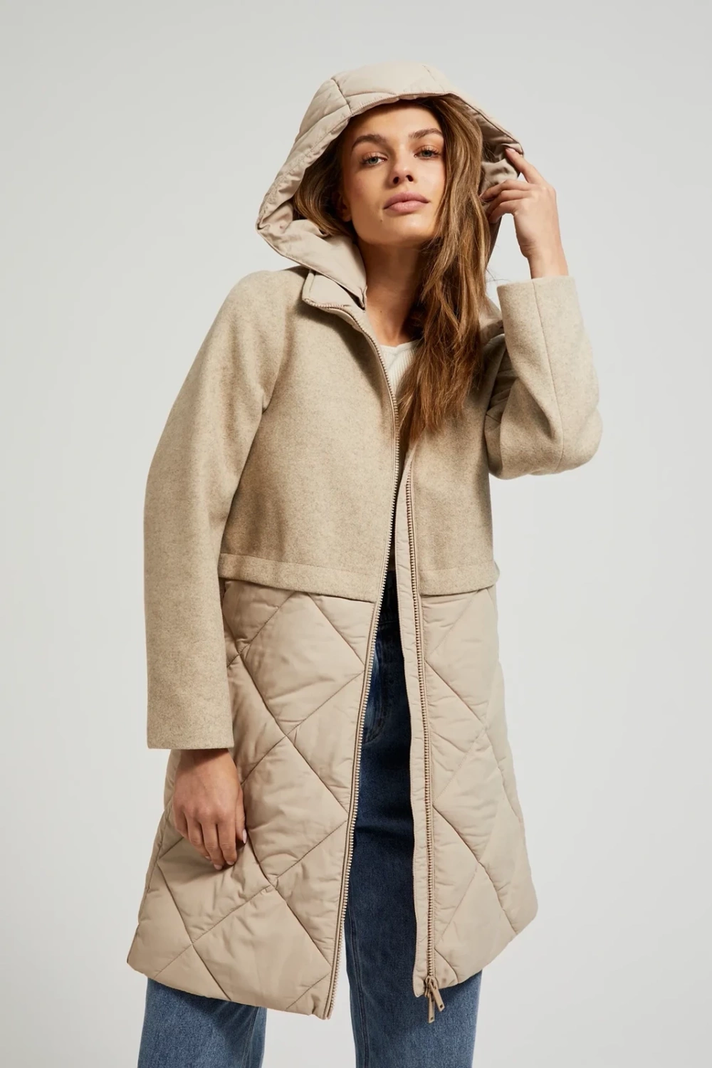 Marisse Women's Jacket Z-Ku-4521 Beige