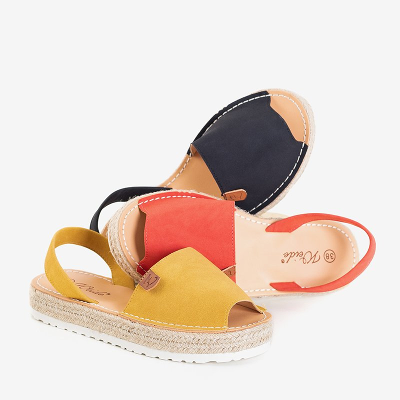 Resti Yellow women's platform sandals Zarelin - Footwear