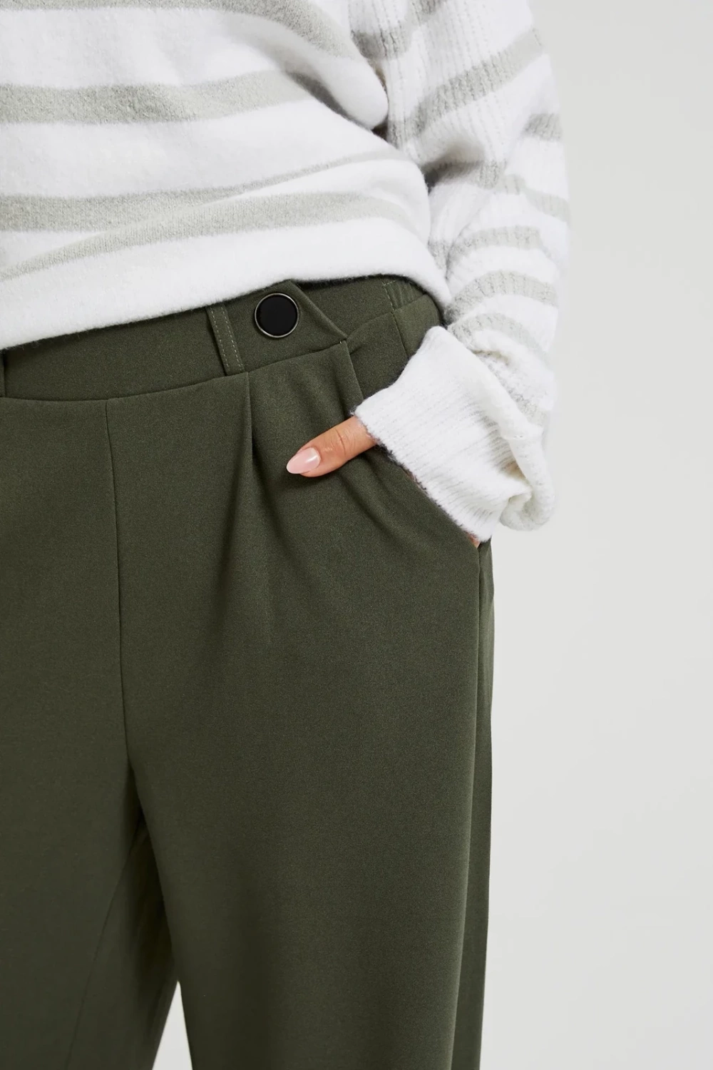 Marisse Women's Trousers Z-Sp-4510 D.Olive