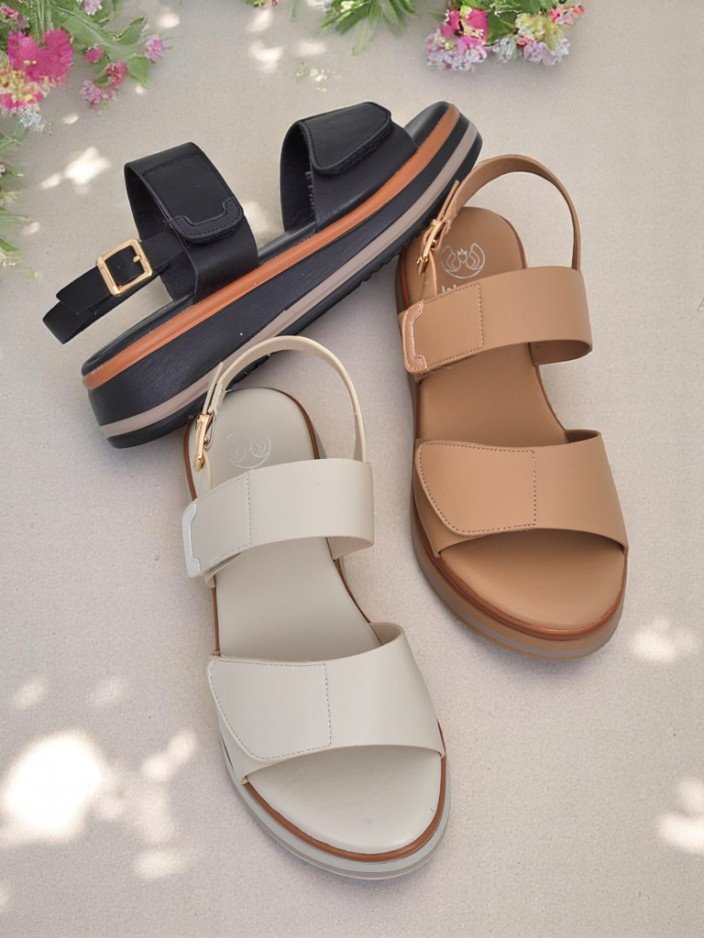 Resti Royal Fashion Women&#039;s Thick-Soled Tulip Sandals