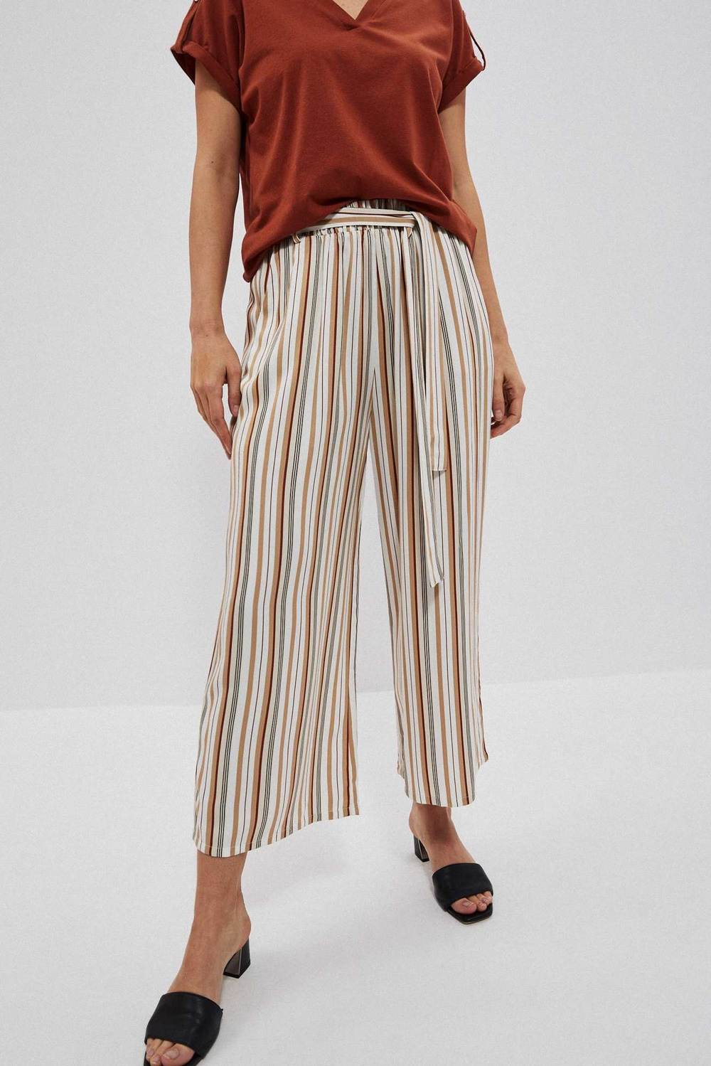 Marisse Women's Trousers L-Sp-4016 Off White