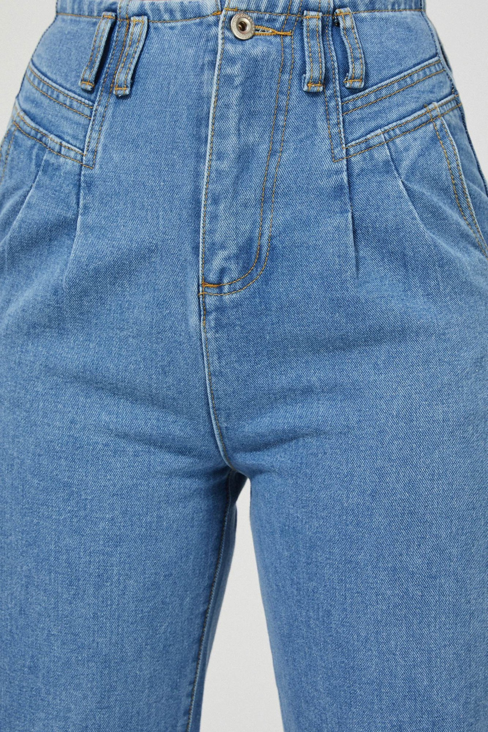 Marisse High-Waisted Slouchy Jeans L-Je-3415 Blue