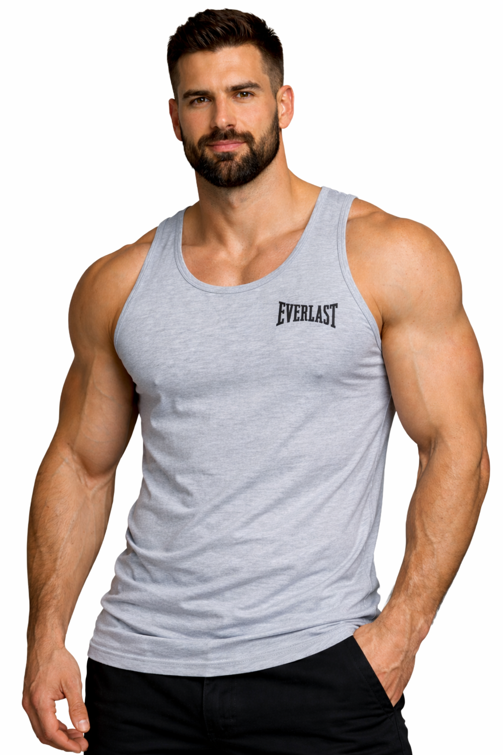 Мъжки боксерки Everlast, сив меланж