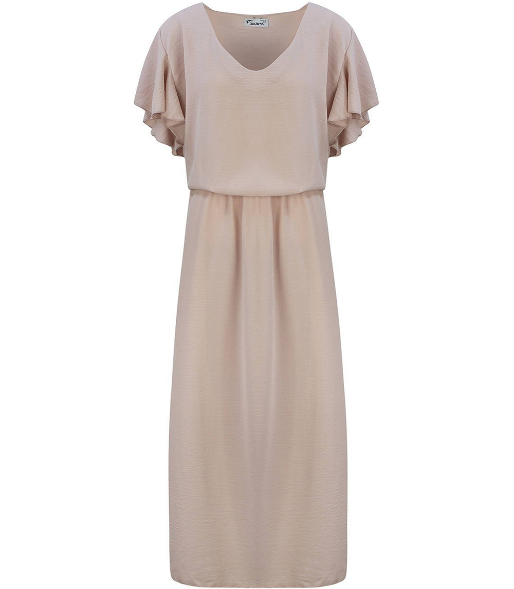 Pri WINDING MAXI dress with elastic waistband