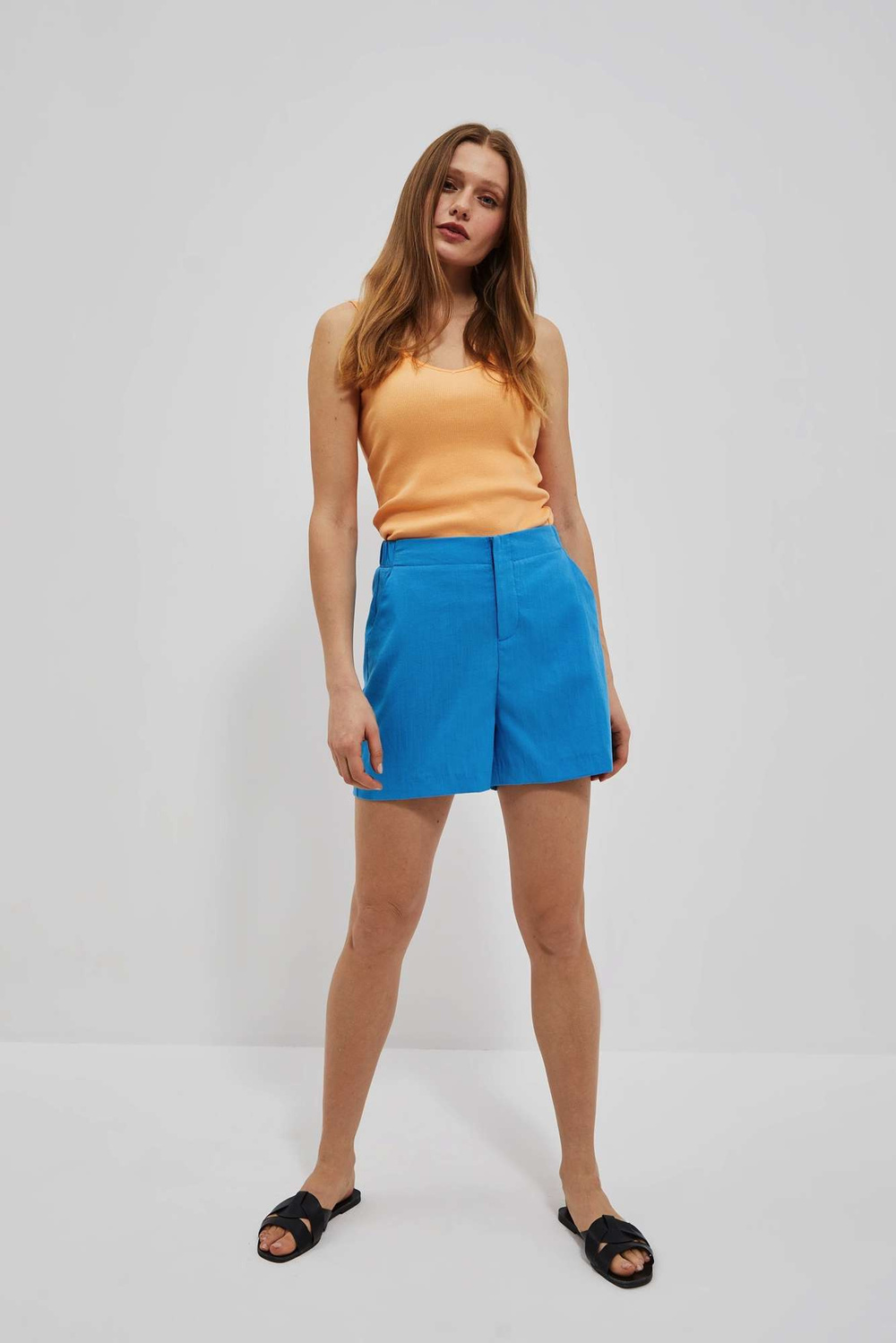 WOMEN'S TOP L-TS-4079 PEACH