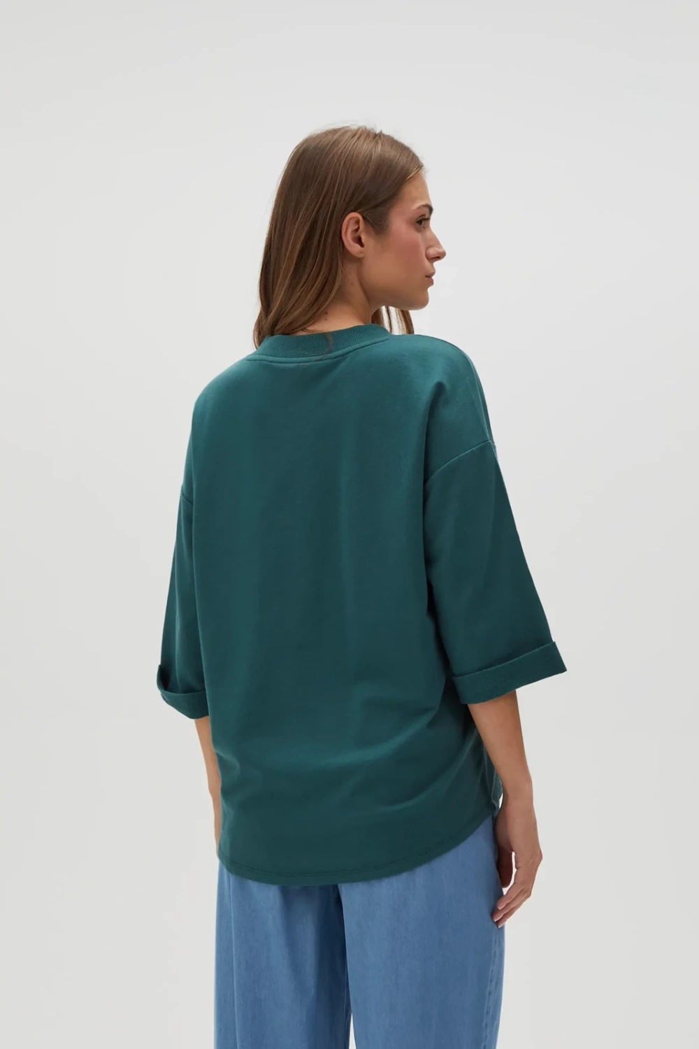 Marisse Women&#039;s Sweatshirt L-Bl-4609 D.Green