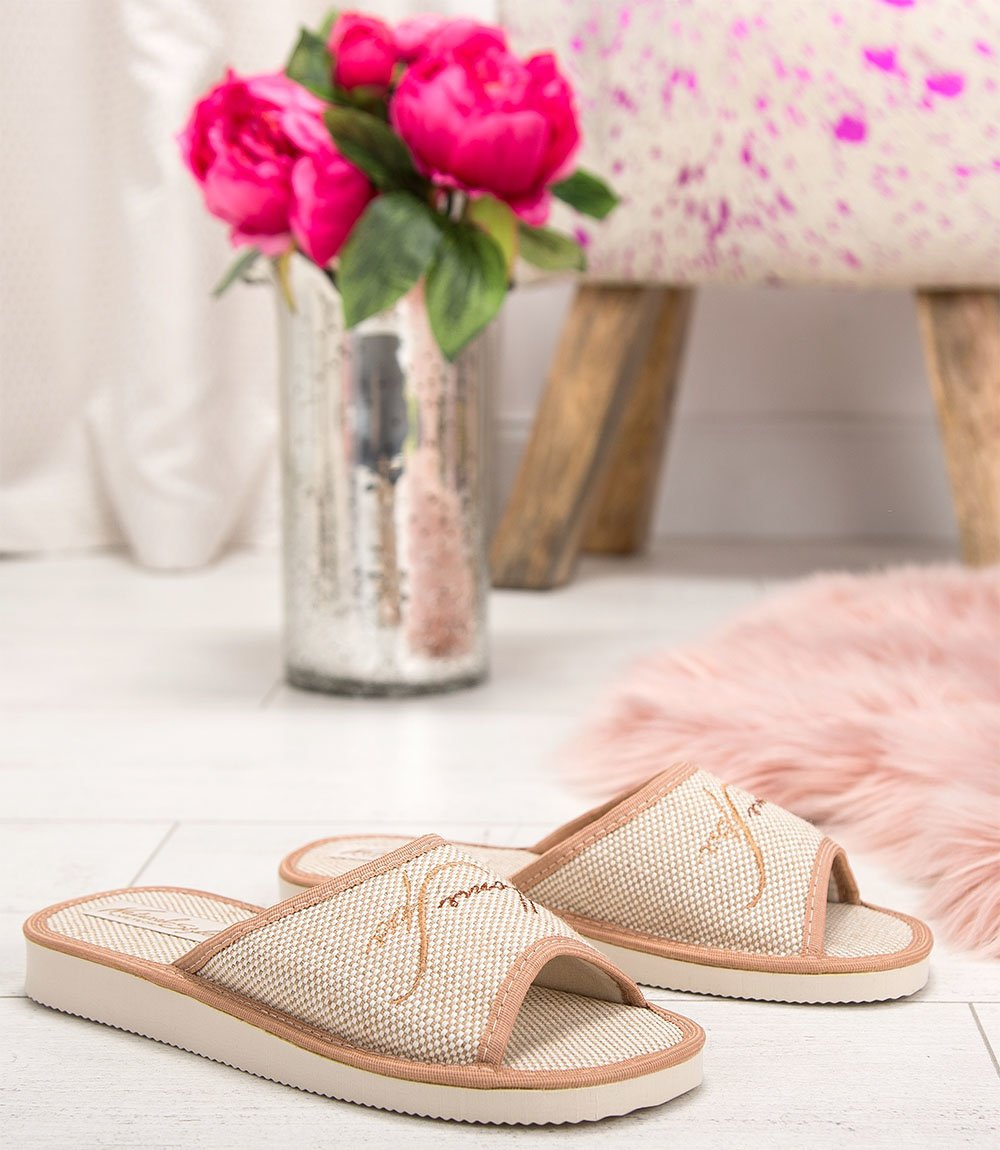 Дамски чехли Natural Style NS-015 Бежови