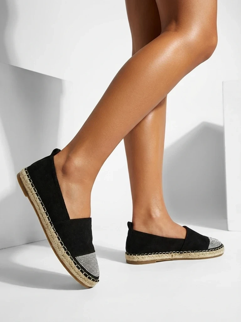 Dámske espadrilky s kamienkami Resti Avira