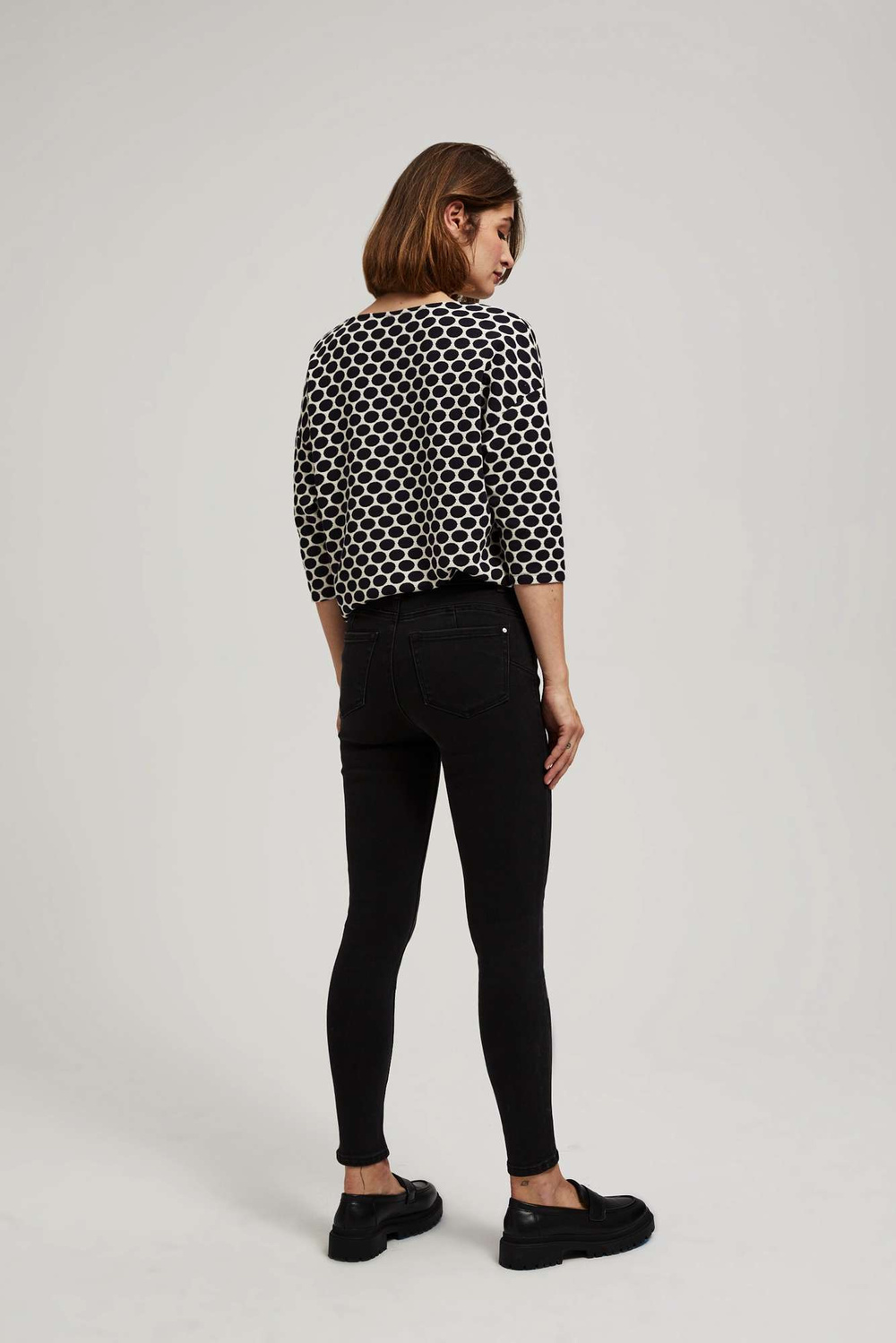 Marisse Black Skinny Jeans With Push-Up Effect