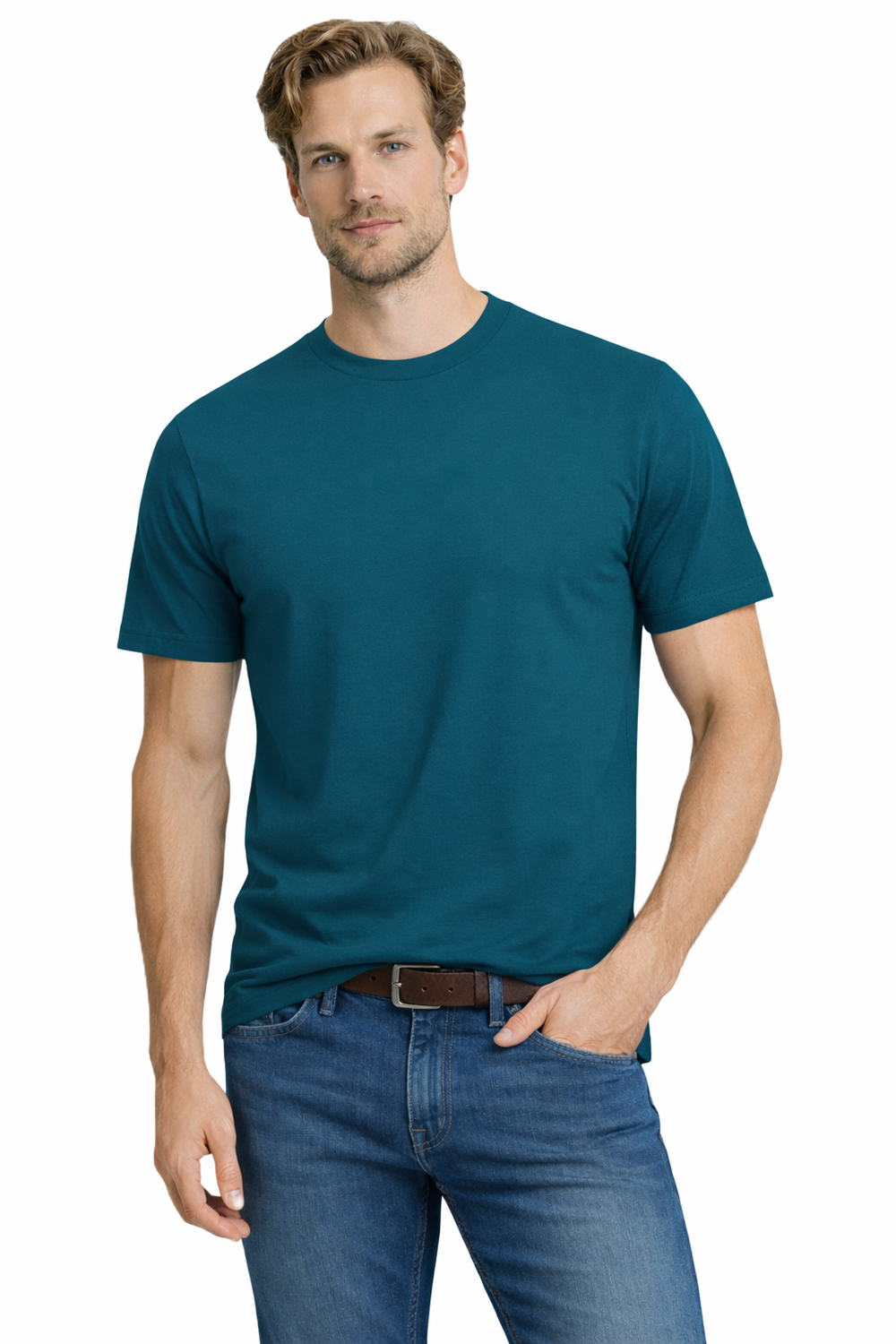 Starlee - Мъжка тениска 3052 Тюркоаз