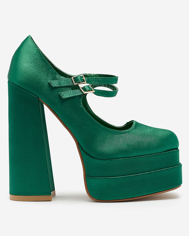 Resti Green women&#039;s high stiletto pumps Elika - Footwear