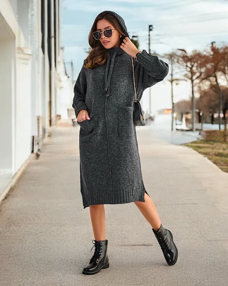 Resti Womens long sweater dress