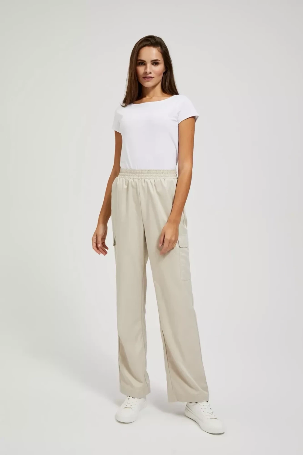 Women's beige trousers