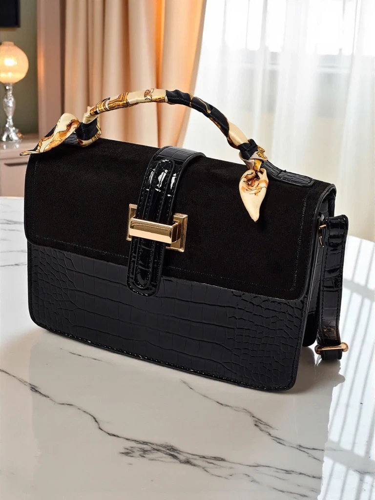 Resti Patent Faux Leather Small Women&#039;s Handbag Velar Nook