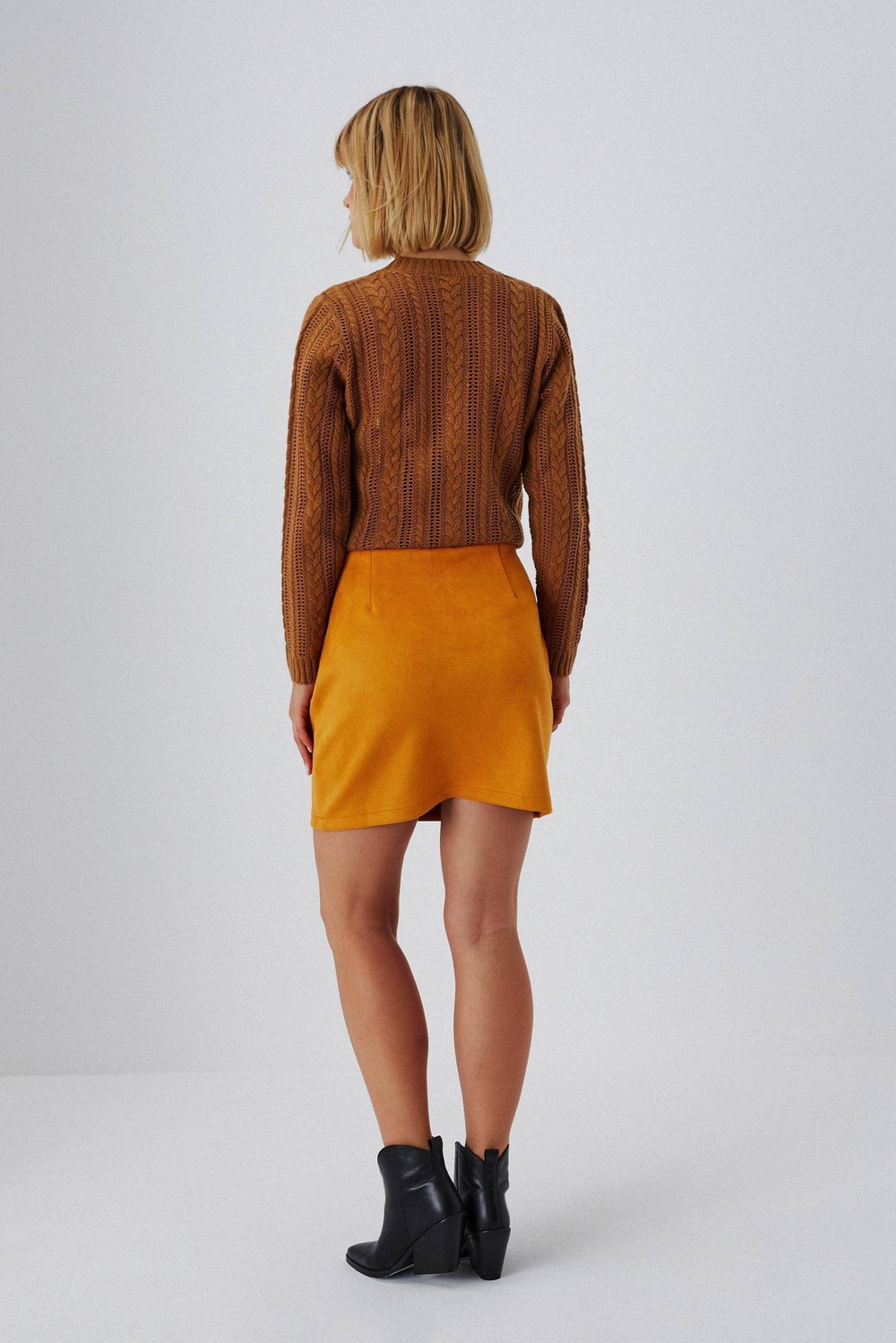 Marisse A-Line Skirt With Pockets Z-Sc-3614 Amber