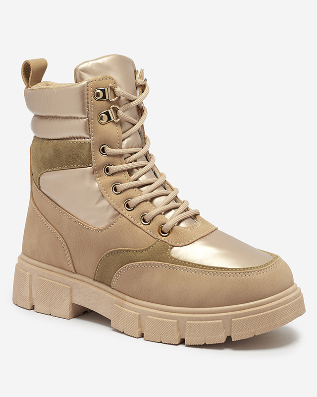 Resti Light brown women&#039;s insulated trapper boots Kasemi- Footwear