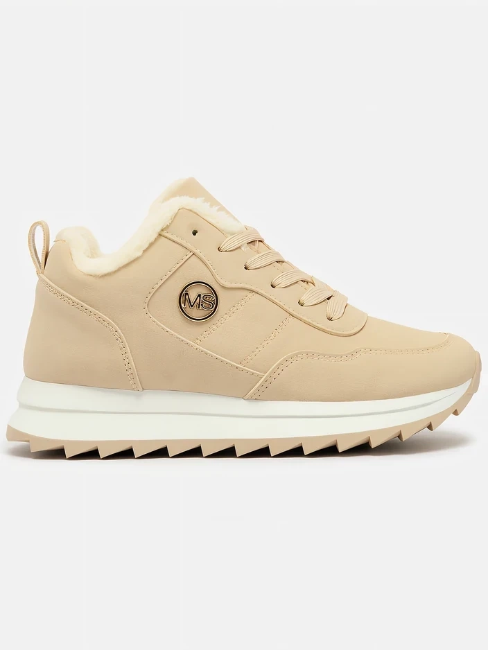 Resti Beige insulated women's sports shoes Lahho