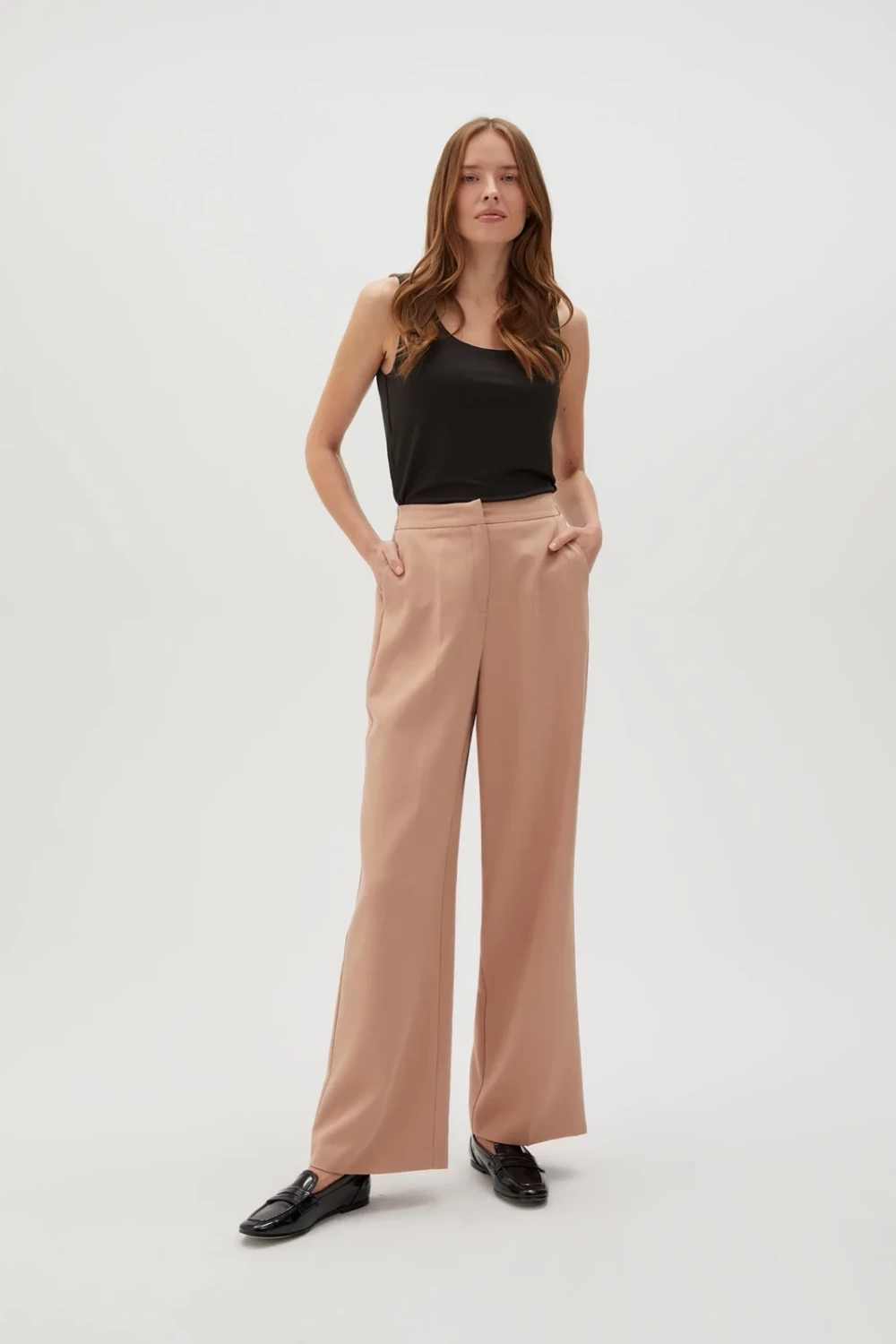 Marisse Women's Trousers L-Sp-4607 L.Brown
