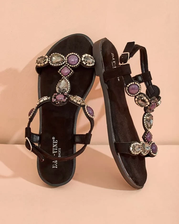 Resti Women&#039;s sandals with zirconia Sobrinas