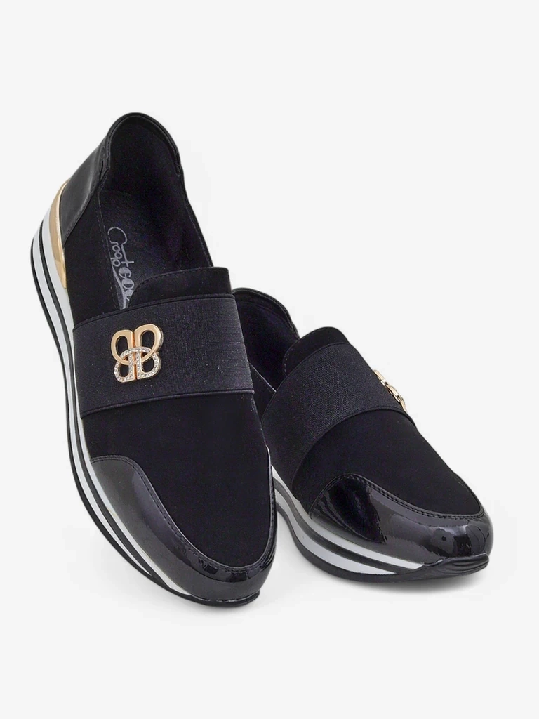 Resti Women's slip-on shoes with Motill decoration