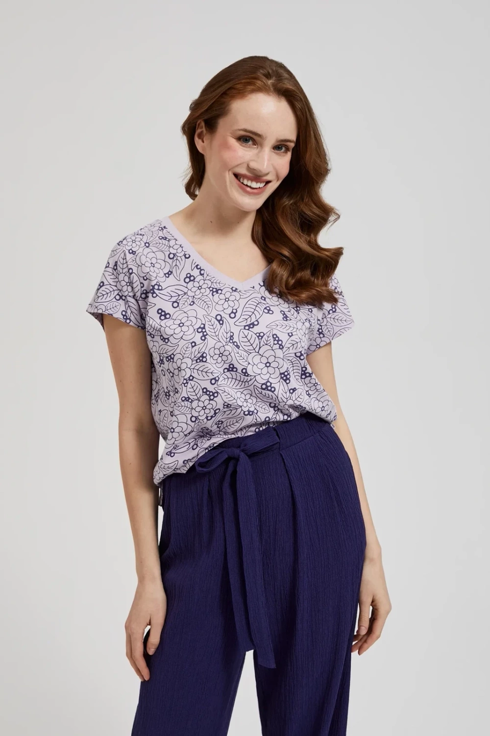Marisse Women&#039;s Blouse L-Ts-4371 L.Violet