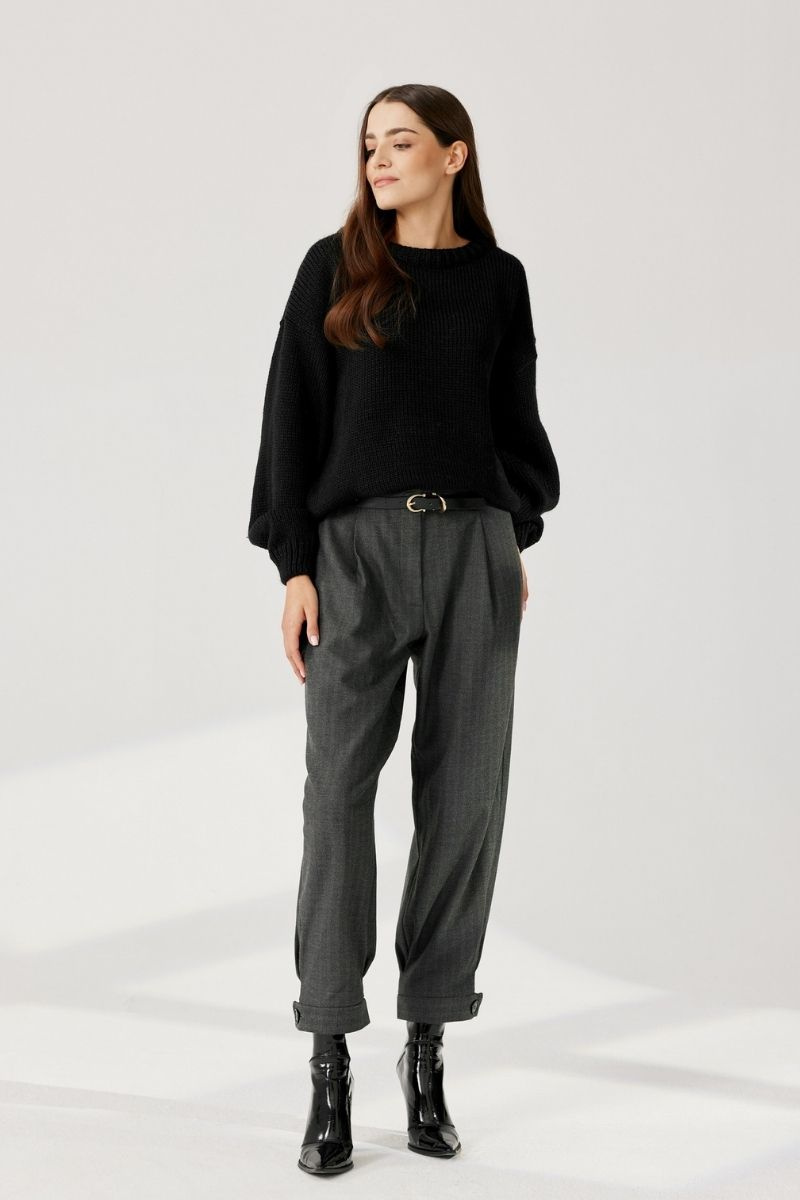 Ander GIGI vlněný svetr - DEEP BLACK